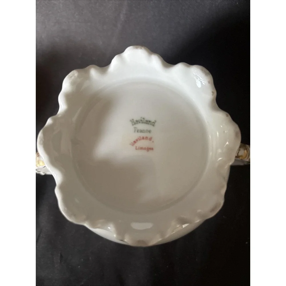 Theodore Haviland Limoges France Large Covered Sugar Bowl
